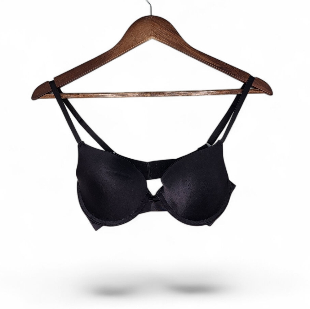 Vince Camuto Smooth Underwire T-Shirt Bra in Black Size 34B